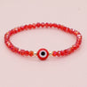 8Mm Liuli Eye Bracelet Fashion Jewelry Solid Color Faceted Crystal Beaded Bracelets for Women Summer Jewellery Gift
