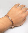 Real Copper Chain Bracelets, Unisex Copper Bracelets, Copper Curb Chain & Link Bracelets, Handmade Brass Copper Bracelets, Brass Bracelets