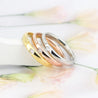 Fashion 3MM Crystal Ring Woman Ring Titanium Steel Gloss Ring for Women Ring Wholesale Jewelry