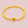 8Mm Liuli Eye Bracelet Fashion Jewelry Solid Color Faceted Crystal Beaded Bracelets for Women Summer Jewellery Gift
