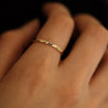 Herringbone Eternity Ring, 14K Gold Chevron Ring, 14K Gold Herringbone Ring, Diamond Cut Gold Ring, Minimalist Ring, Chevron Eternity Ring