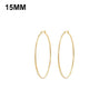 Simplicity Hoop Ear Ring Big Circle Color Earrings Fashion Accessories Steam Punk Ear Clip Korean Loop Earrings for Women Girls