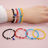 8Mm Liuli Eye Bracelet Fashion Jewelry Solid Color Faceted Crystal Beaded Bracelets for Women Summer Jewellery Gift