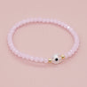 8Mm Liuli Eye Bracelet Fashion Jewelry Solid Color Faceted Crystal Beaded Bracelets for Women Summer Jewellery Gift