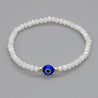 8Mm Liuli Eye Bracelet Fashion Jewelry Solid Color Faceted Crystal Beaded Bracelets for Women Summer Jewellery Gift