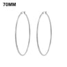 Simplicity Hoop Ear Ring Big Circle Color Earrings Fashion Accessories Steam Punk Ear Clip Korean Loop Earrings for Women Girls