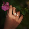 Dainty Flower Fidget Ring, Gold Fidget Ring Spinner, Adjustable Anxiety Ring, Worry Ring, Fidget Ring Women, Spinner Ring, Fidget Jewelry