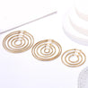 Simplicity Hoop Ear Ring Big Circle Color Earrings Fashion Accessories Steam Punk Ear Clip Korean Loop Earrings for Women Girls