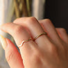 Herringbone Eternity Ring, 14K Gold Chevron Ring, 14K Gold Herringbone Ring, Diamond Cut Gold Ring, Minimalist Ring, Chevron Eternity Ring